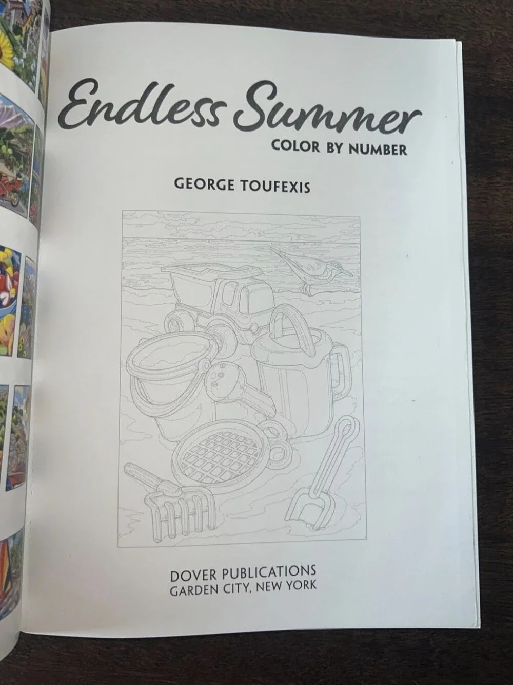Creative Haven Endless Summer Color by Number by George Toufexis: New.